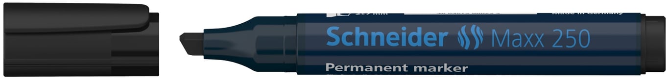 Svart märkpenna Schneider Maxx 250, 2/7mm, permanent marker