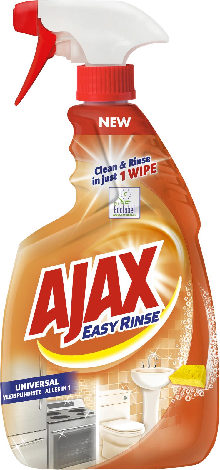 Allrent Ajax Express Universal Spray 750ml sprayflaska för rengöring av kök och badrum