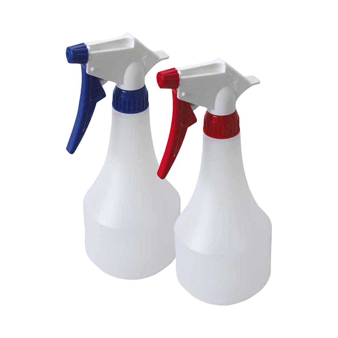 Två sprayflaskor Kron 650ml, en med blå och en med röd sprayknapp