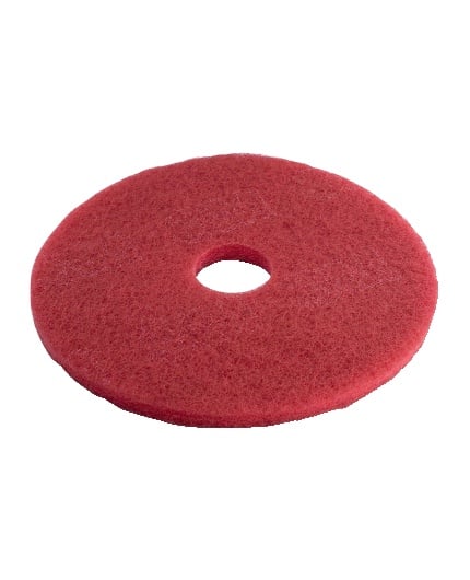 Skurrondell Clean Part standard stort hål röd 21"/530 mm