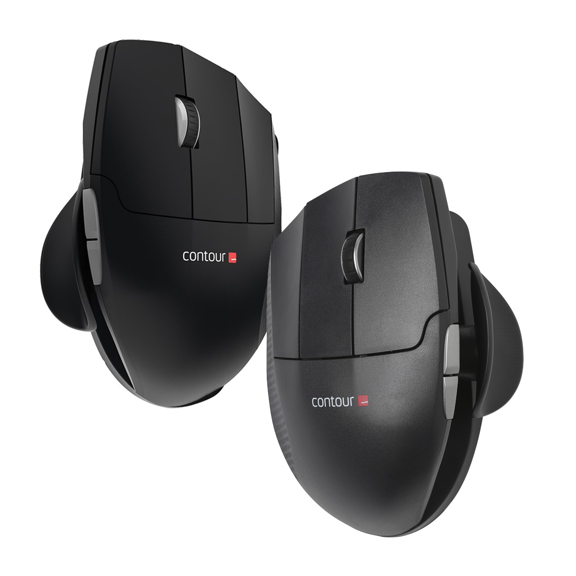 Ergonomisk mus RollerMouse Unimouse trådlös högerhänt svart 36080371_4