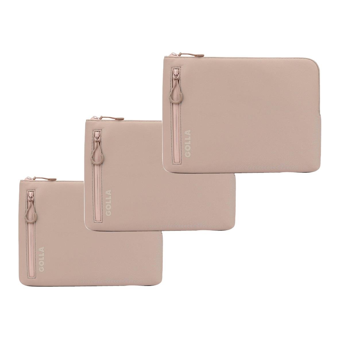 Tre datorfodral i neoprengul färg för 13, 14 och 15 tum laptops