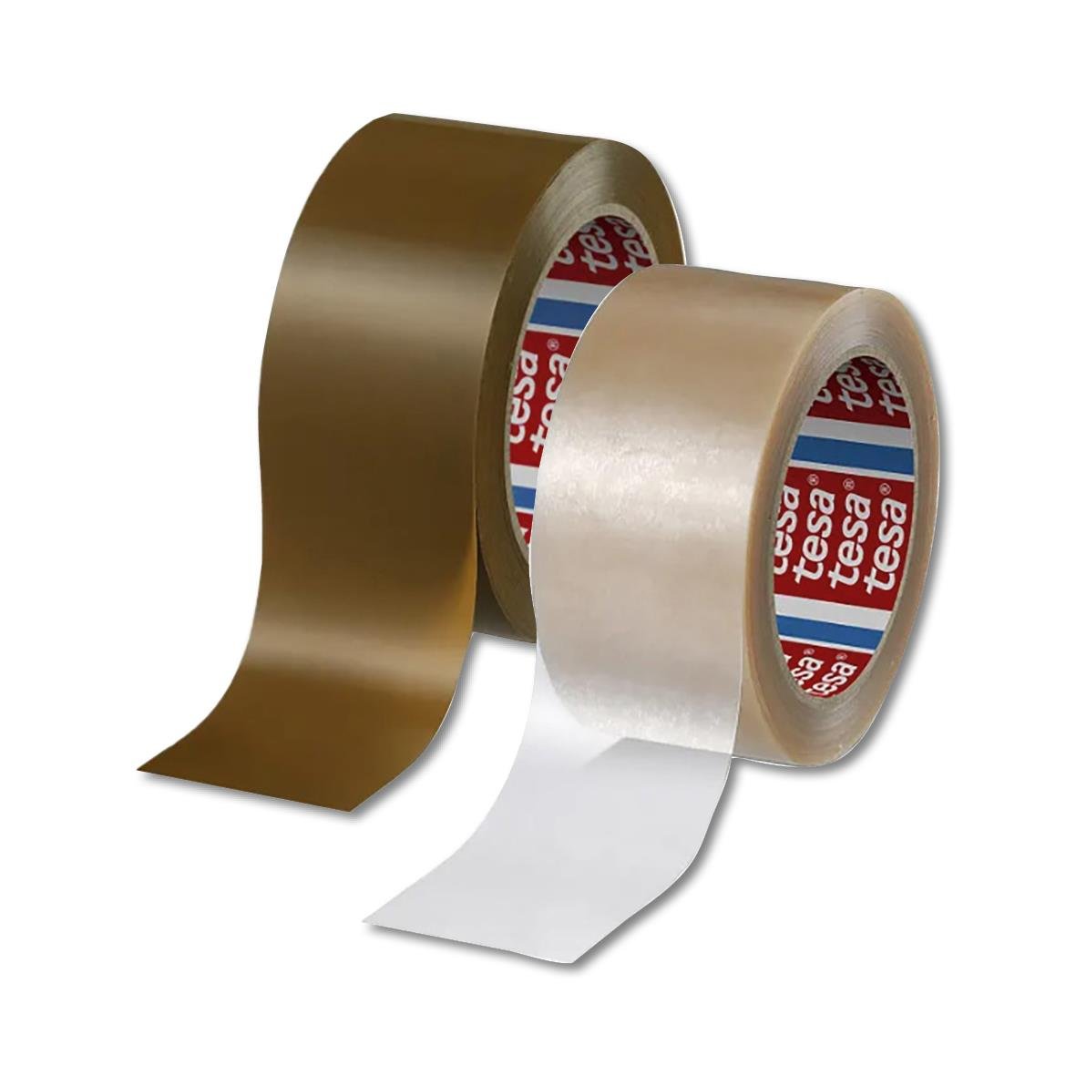 Packtejp Tesa 4124 Premium PVC 50mm x 66m i guld och silver färg