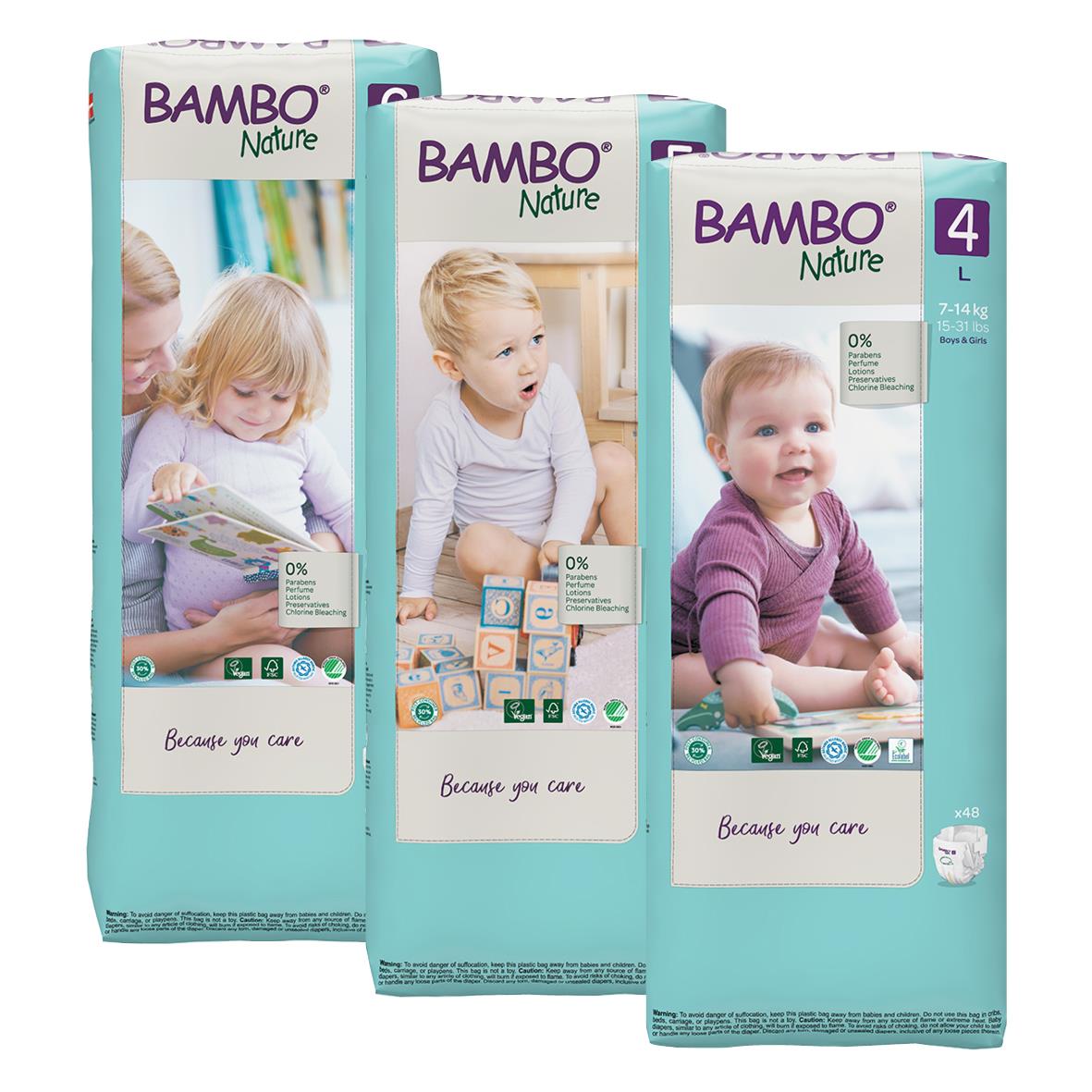 Blöja Bambo Nature Storpack