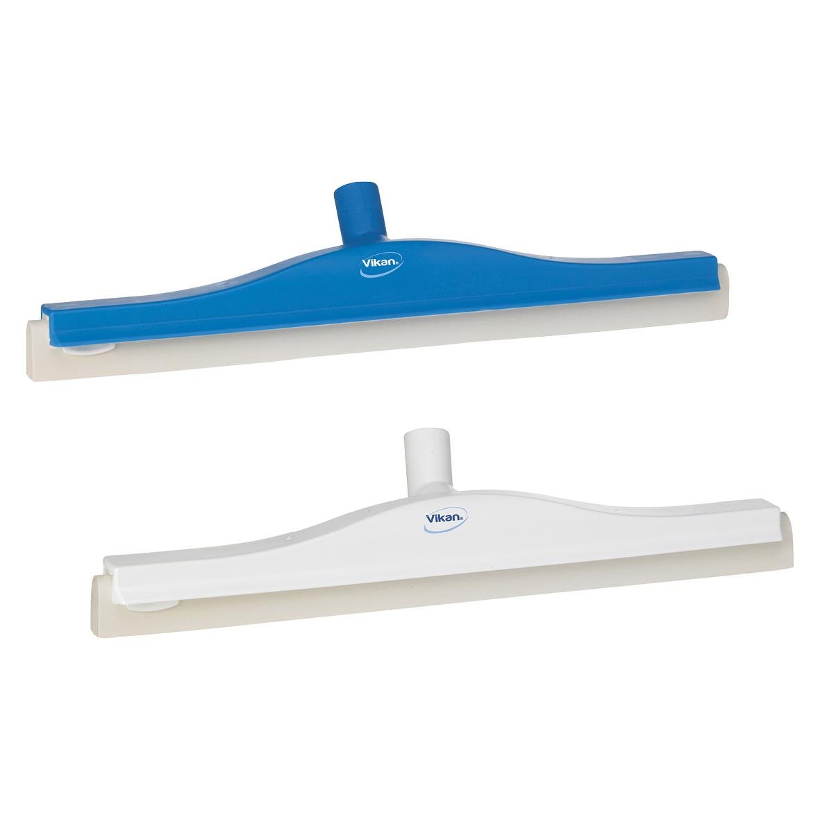 Golvskrapa Vikan ledad med utbyteskasett, 500mm, i blå och vit färg