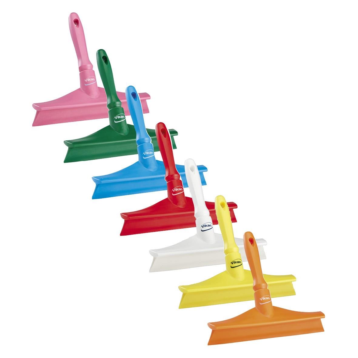 Flera handskrapor i olika färger med ultrahygieniskt miniskaft på 245mm