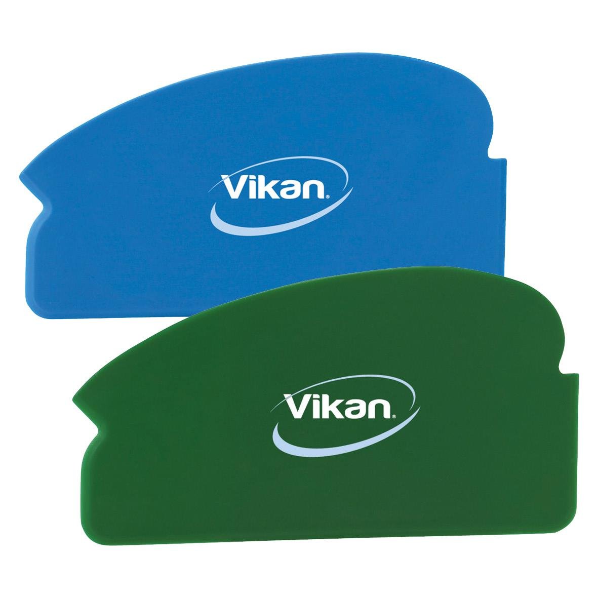 Flexibel handskrapa Vikan 165mm i blå och grön färg