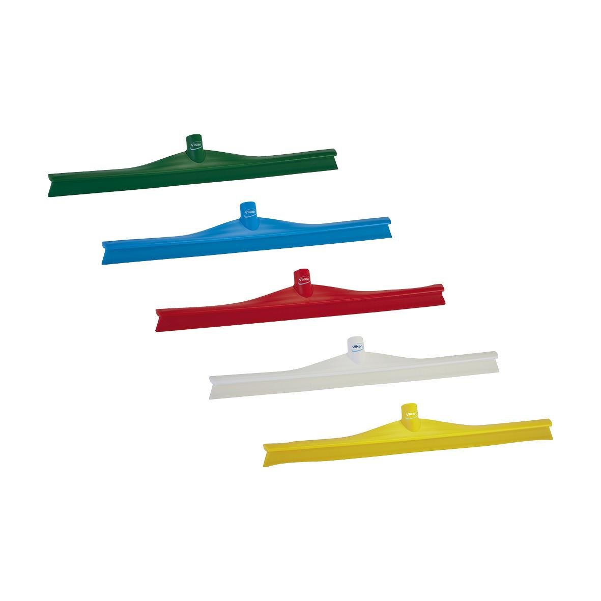 Femtandad golvskrapa Vikan Ultrahygienisk 600mm i grönt, blått, rött, vitt och gult