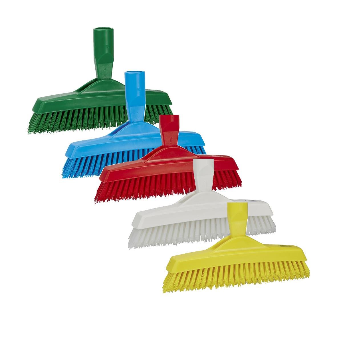 Vikan V-formad extra hård fogborste i olika färger med 225mm bredd