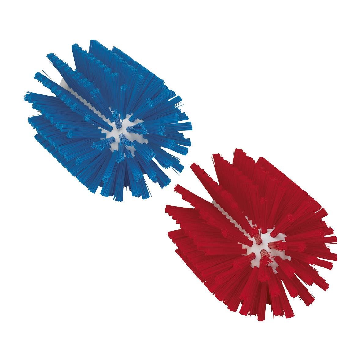 Rörrensare Vikan med monteringsfäste för skaft, medium storlek Ø90mm, blå och röd