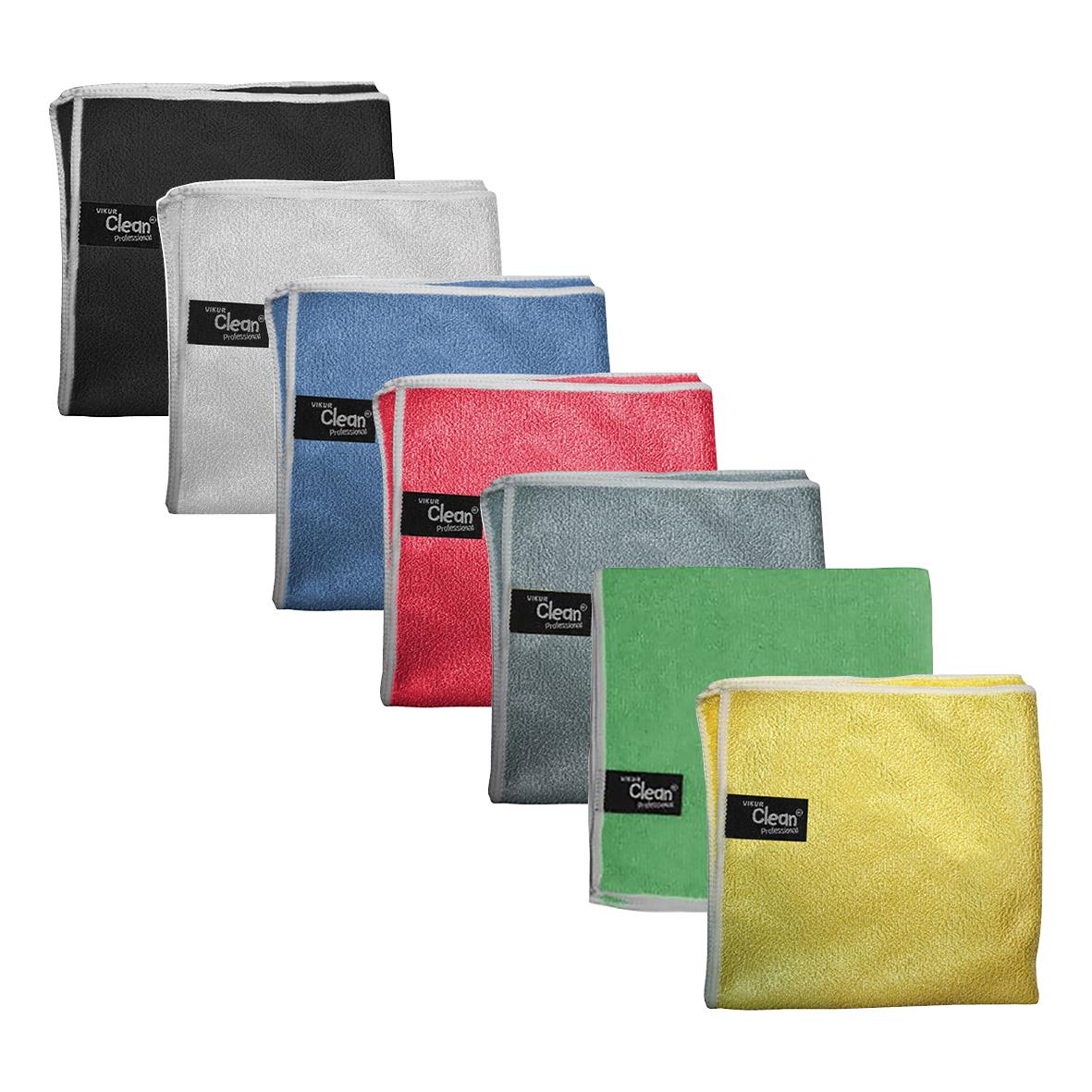 Mikrofiberdukar Vikur T2 Clean 30x30cm i olika färger