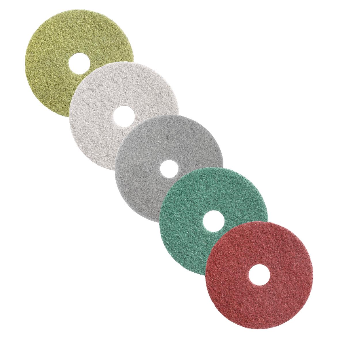 Skurrondell Twister Diamant 15 tum/380 mm sliprondeller i olika färger