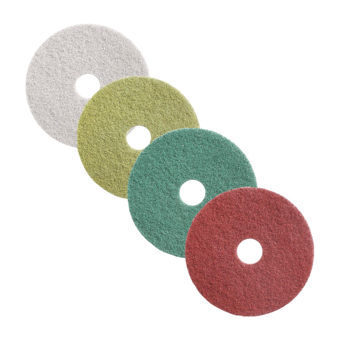 Skurrondell Twister Diamant 28 tum/711 mm i fyra färger: vit, grön, blå och röd