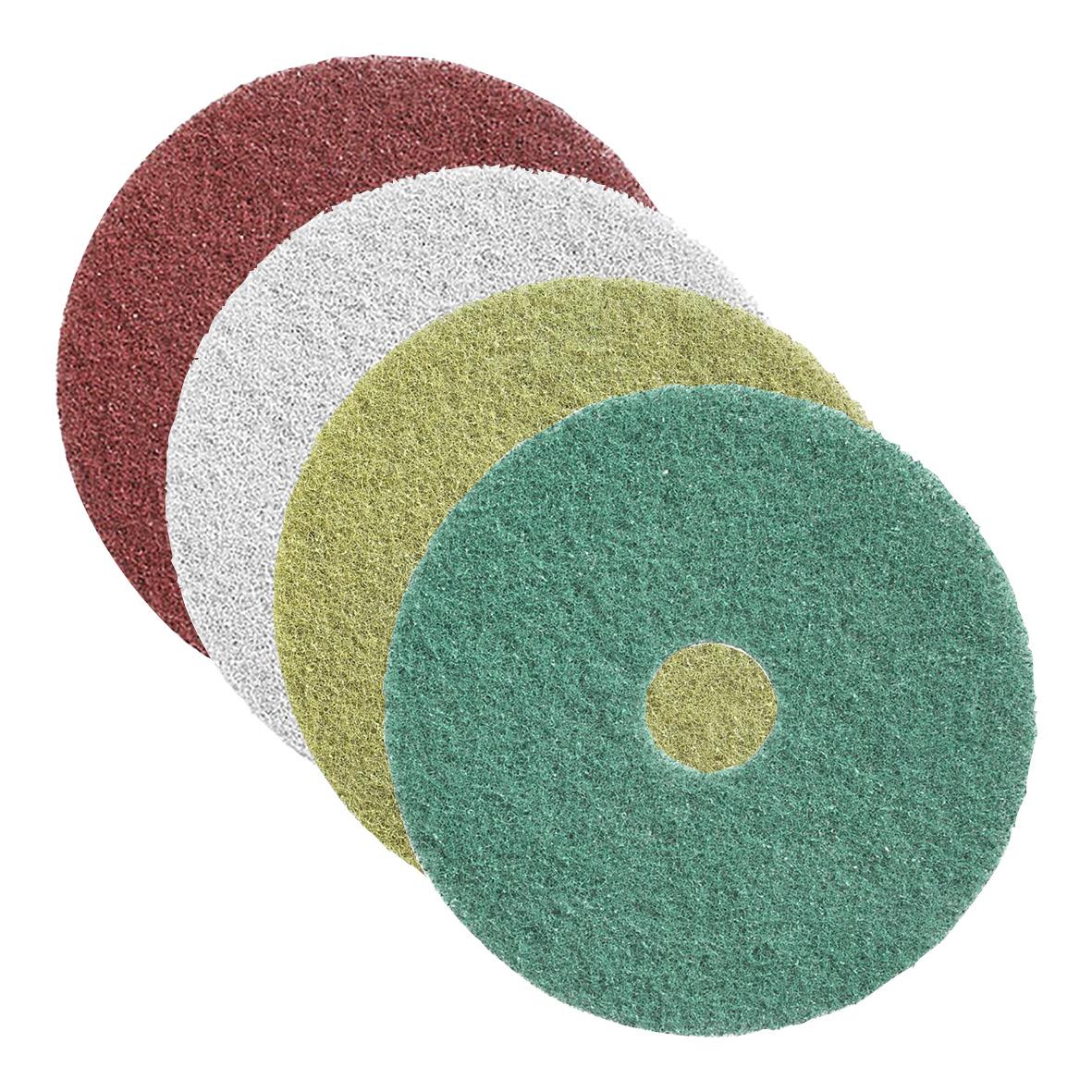 Skurrondell Twister Diamant 14 tum, sliprondeller i olika färger för polering och slipning