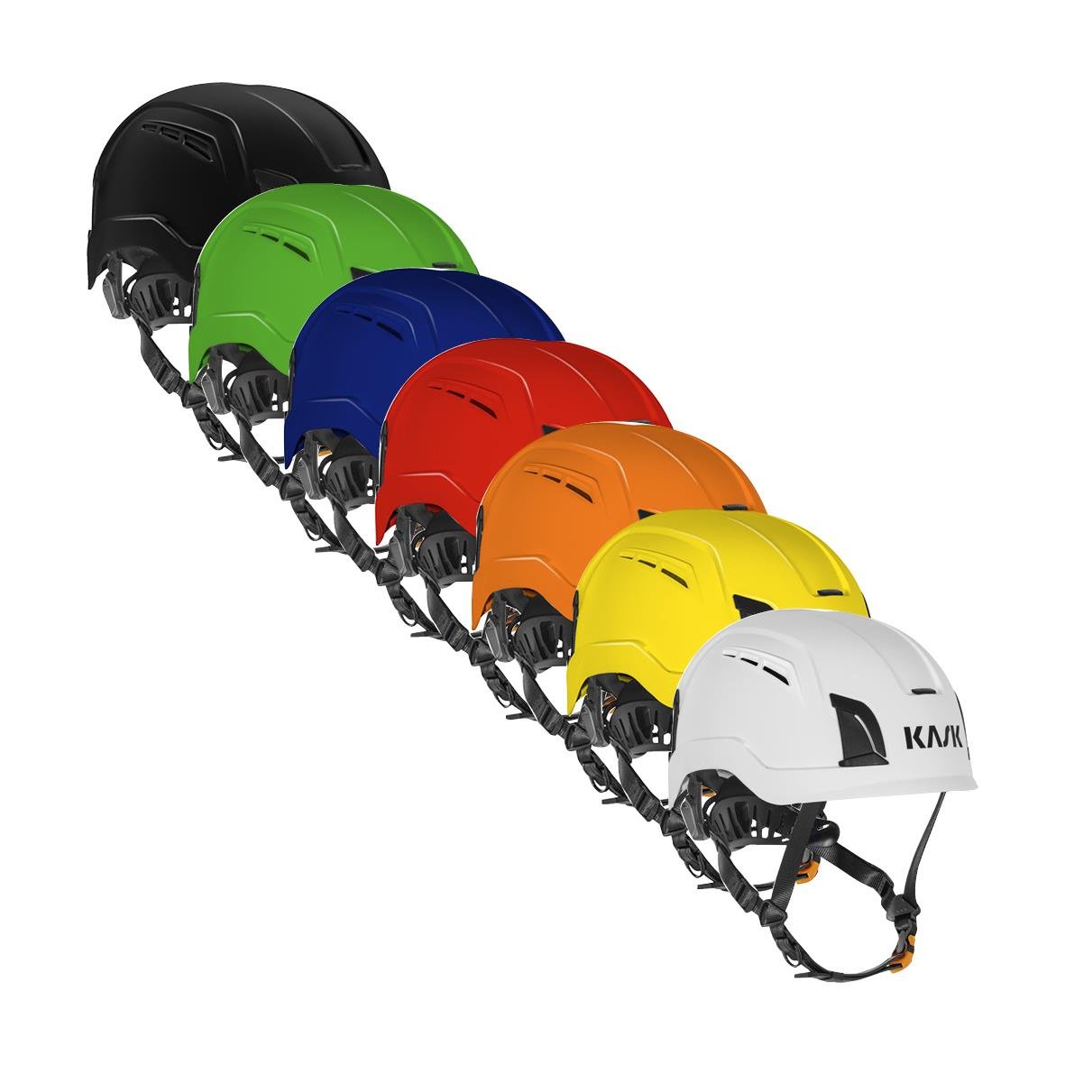 Skyddshjälmar KASK Zenith X Air i svart, grönt, blått, rött, orange, gult och vitt