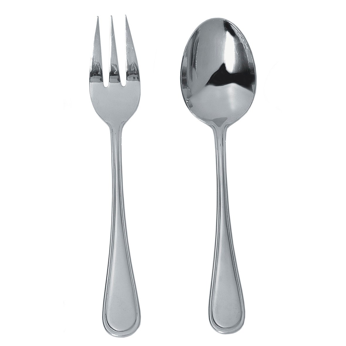 Serveringsbestick Opera, gaffel och sked i rostfritt stål