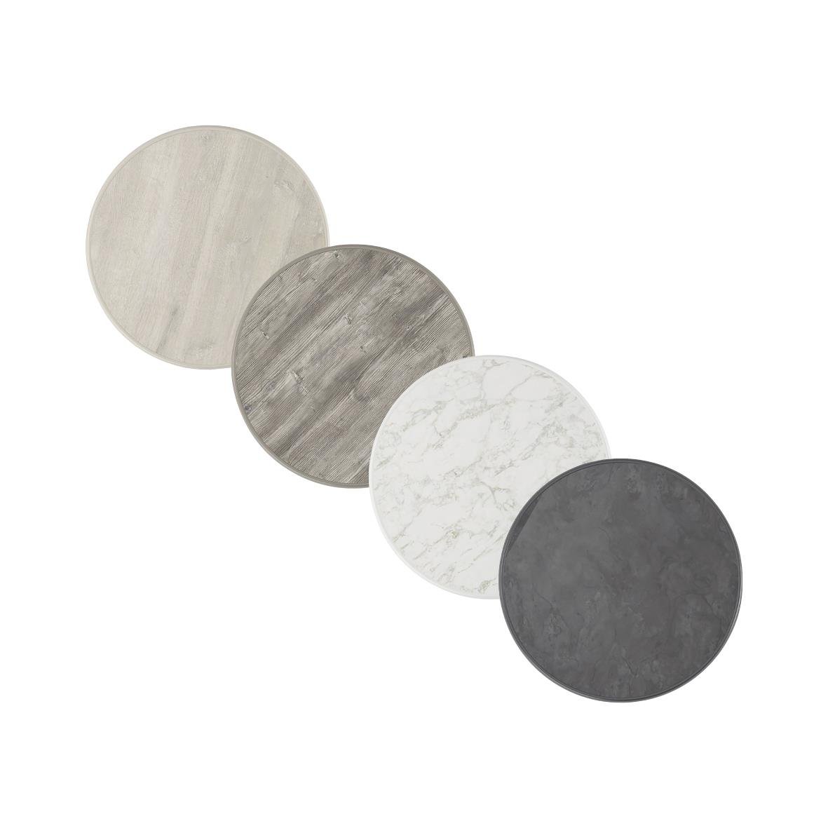 Rund Sevelit bordsskiva Ø60cm i olika färger och mönster