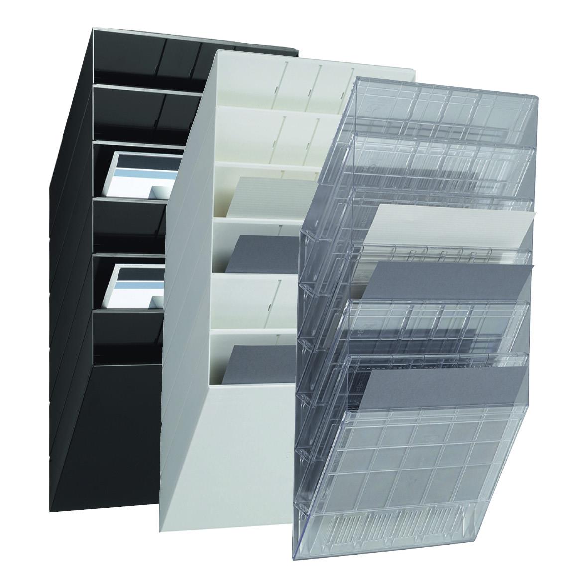 Blankettfack Durable Flexiboxx 6-fack A4 liggande i olika färger