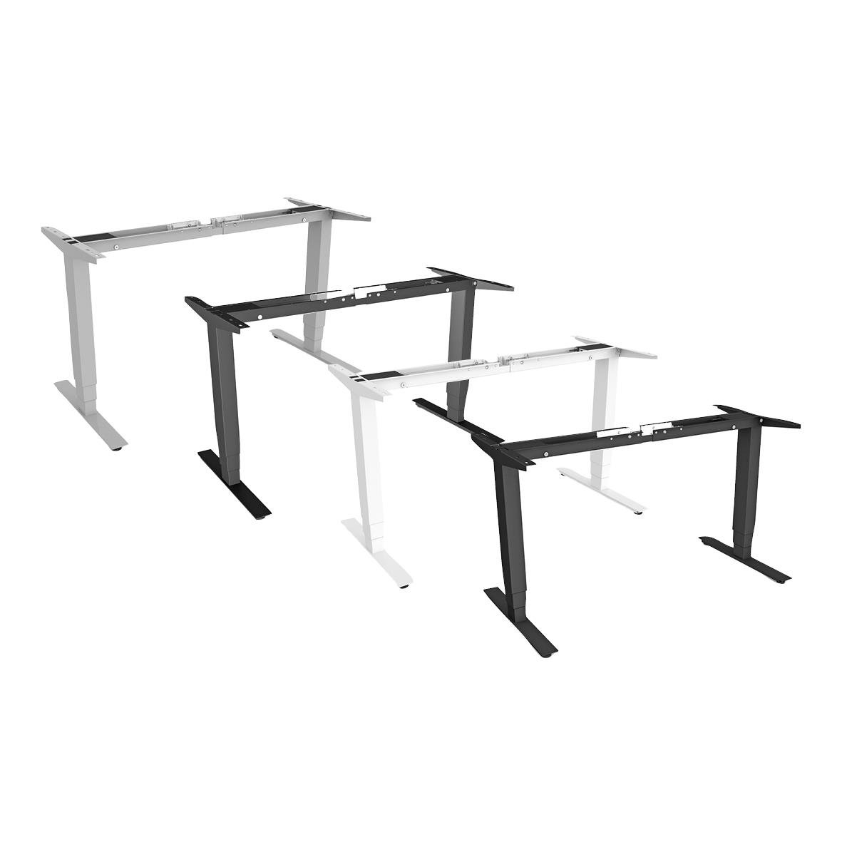 Höj- och sänkbart stativ Lanab i svart och vitt