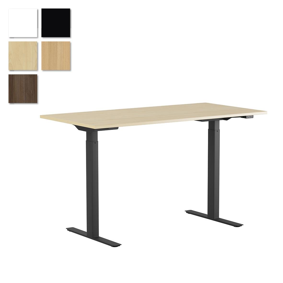 Höj- och sänkbart skrivbord Lotus med motor, 1600x800mm, i olika färger