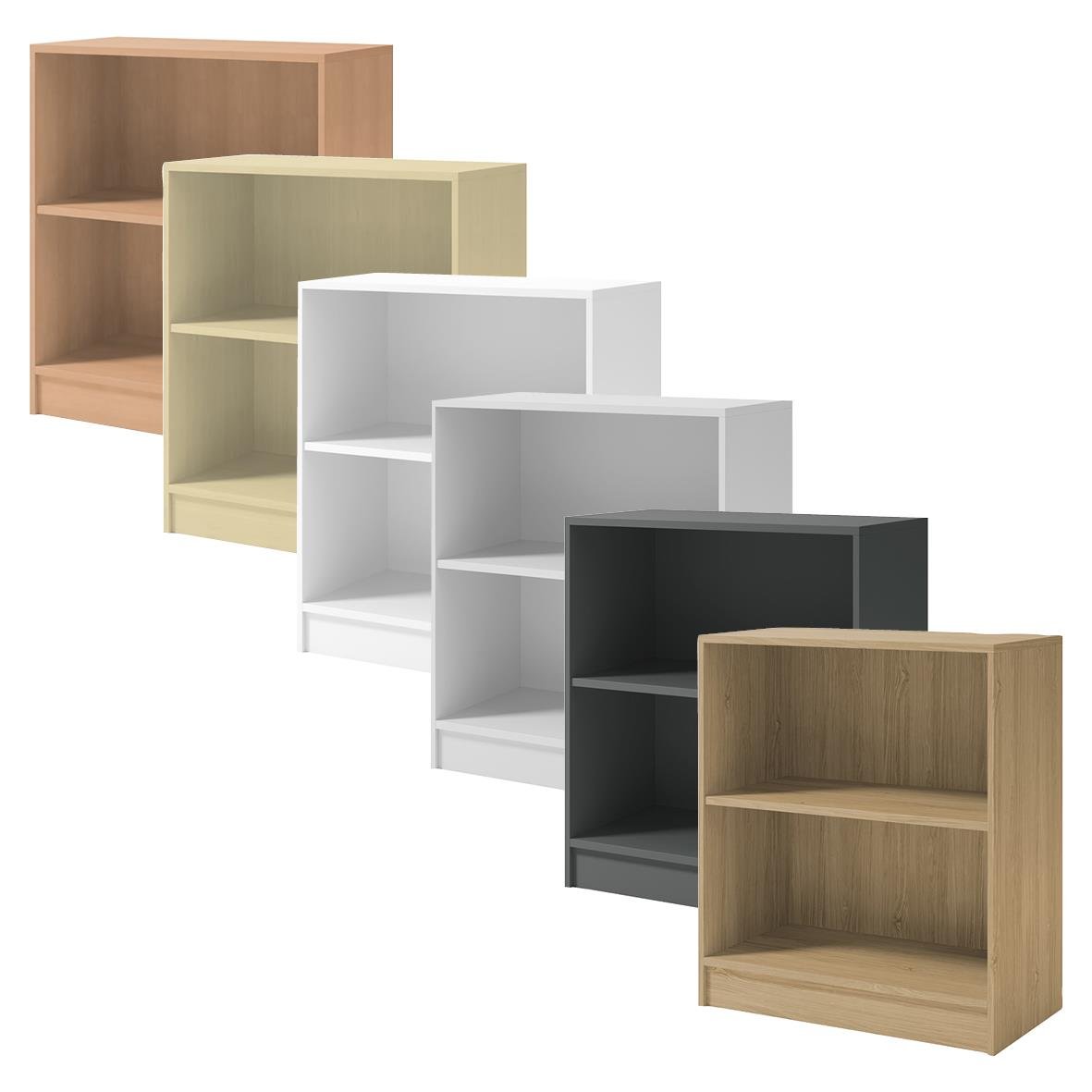 Förvaringsskåp i olika färger och träfinish, mått 805x925x415mm