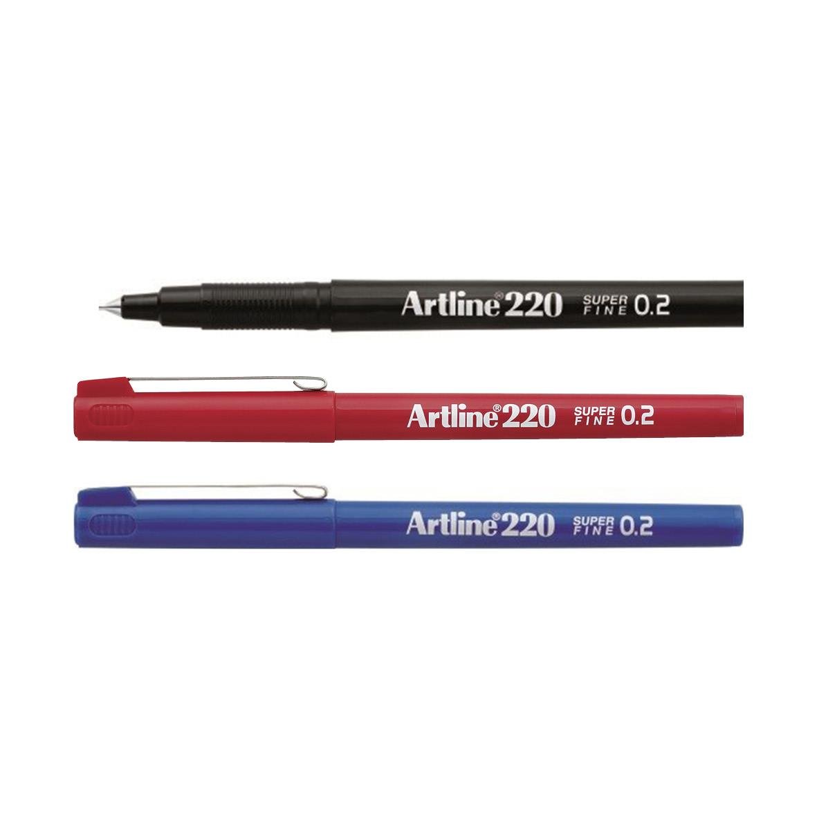 Fiberpenna Artline 220 svart 0,2 13090098_2