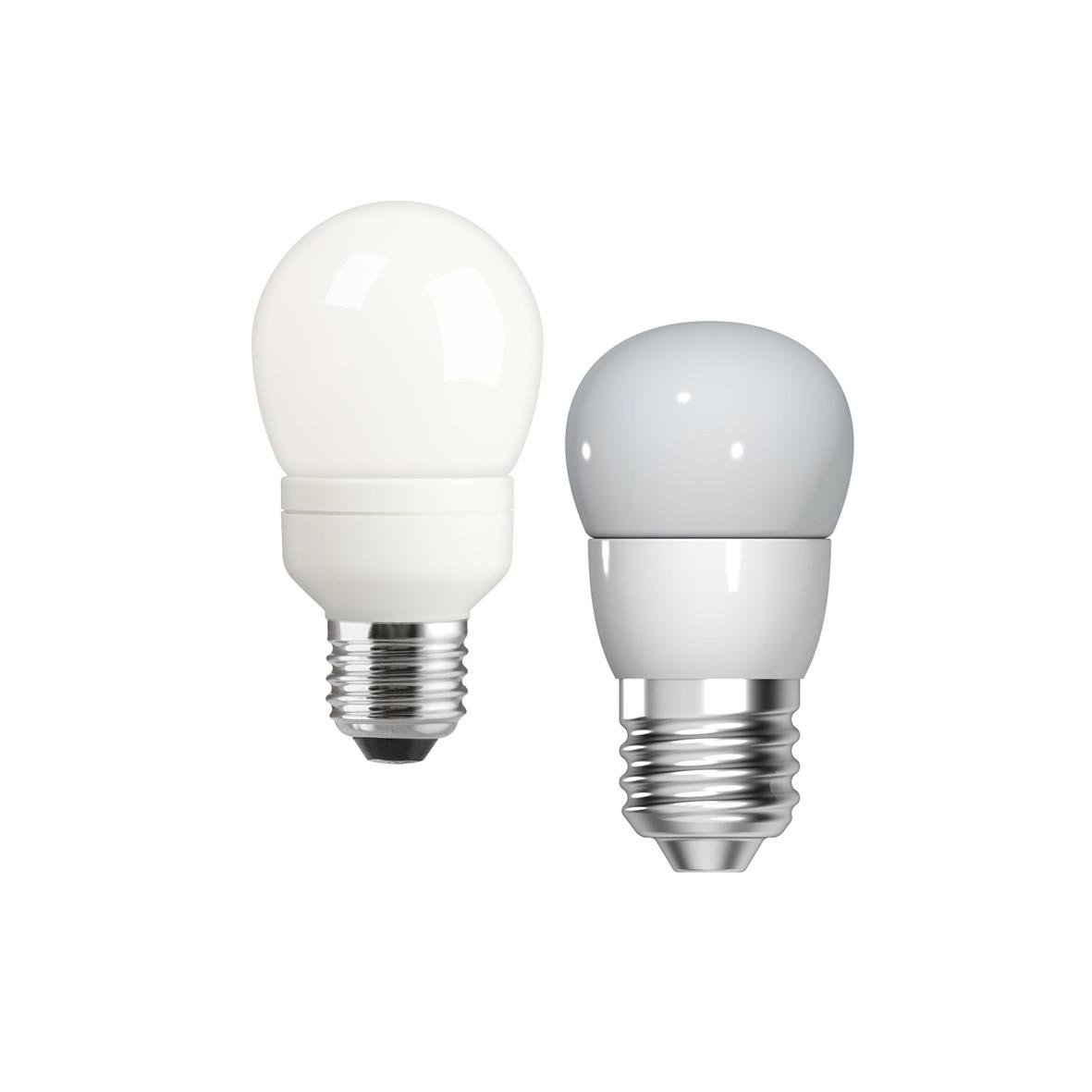 LED-lampa GE E27 Classic Opalvit ej dimbar, energisnål, glaskupa