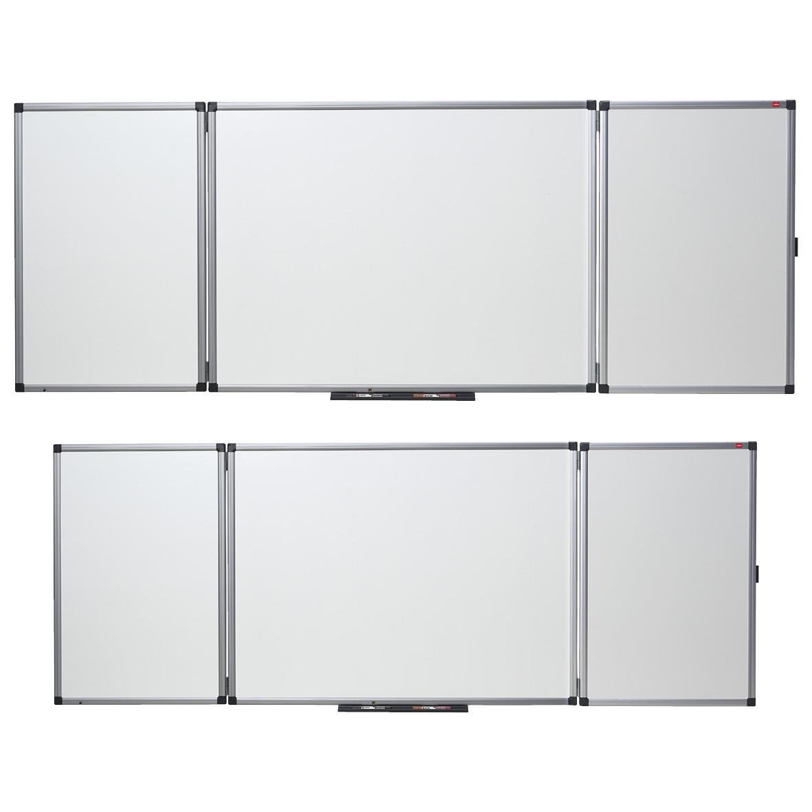 Whiteboardtavla Nobo Triptych emalj