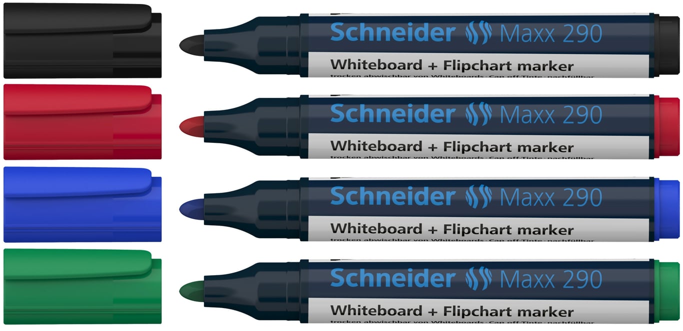 Whiteboardpenna Schneider 290 Konisk Svart 1-3mm 13130057_2