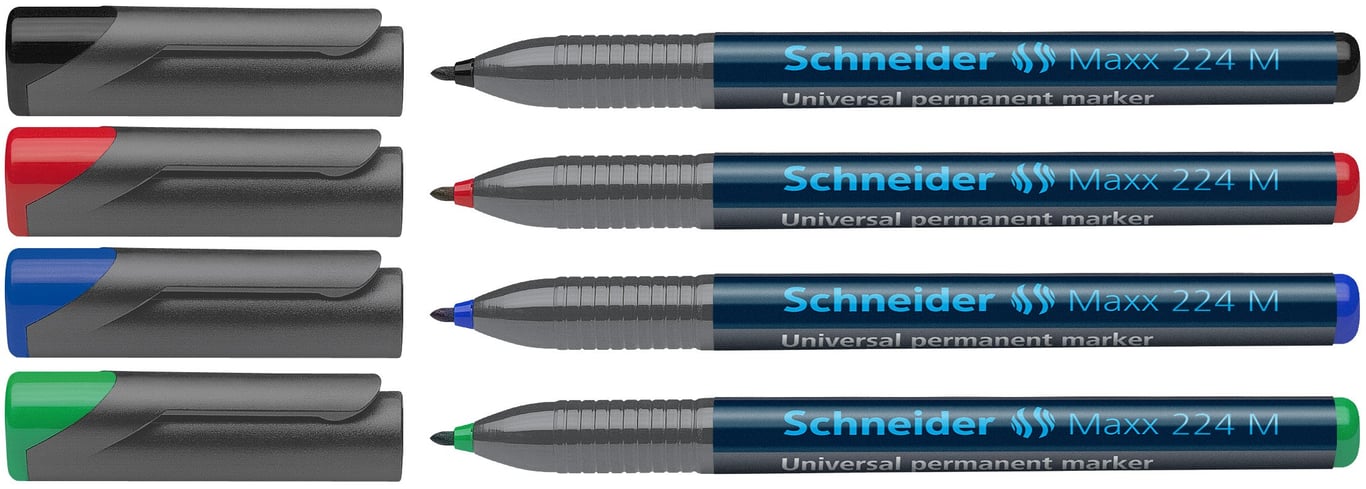 Universalpenna Schneider 220 Permanent Röd 0,4mm 13110046