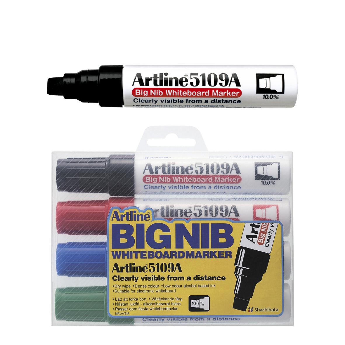 Whiteboardpenna Artline Bignib 5109A Svart 10mm 13130027_2