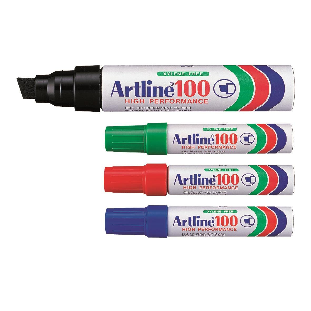 Märkpenna Artline 100 Skuren Svart 7,5/12mm 13090039