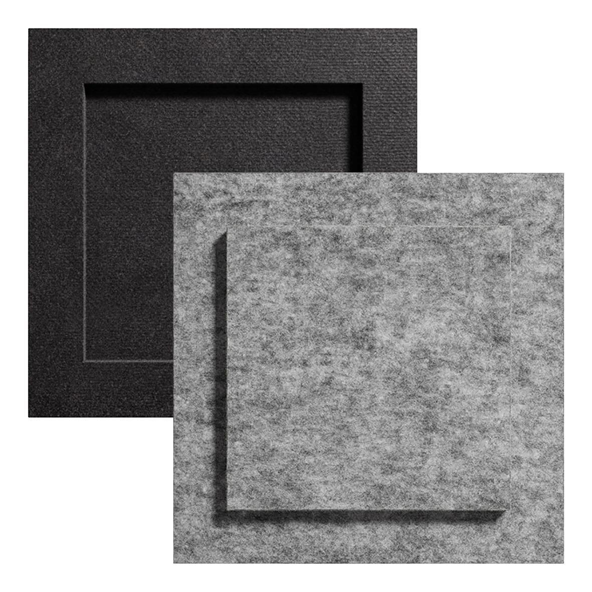 Ljudabsorbent Lanab Modern 2-Pack Svart 85033521