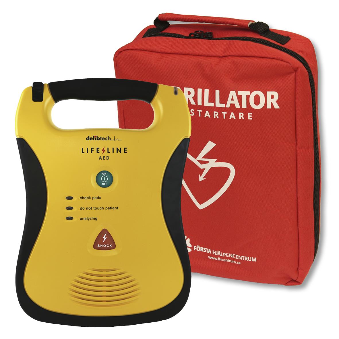 Hjärtstartare Inkl. Väska Defibtech Lifeline AED