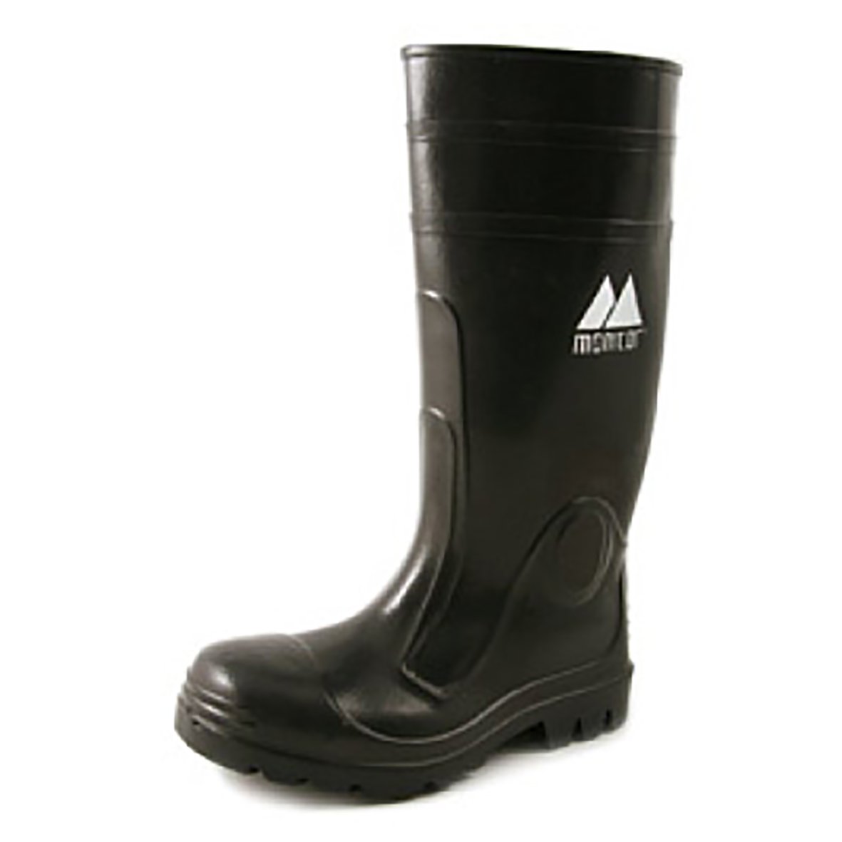 Svart skyddsstövel Monitor 100304 från Rättvik med robust design och halkfri sula