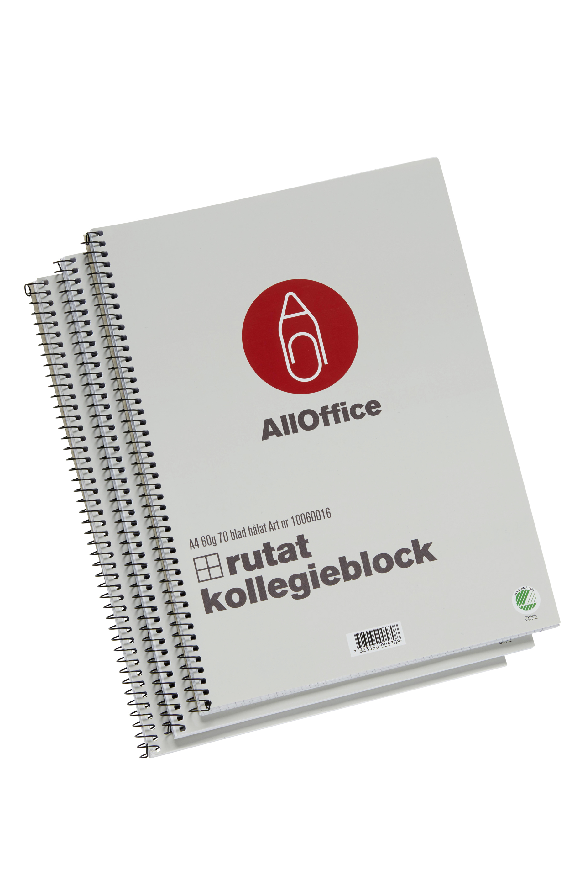 Kollegieblock AllOffice rutat A4 10060067