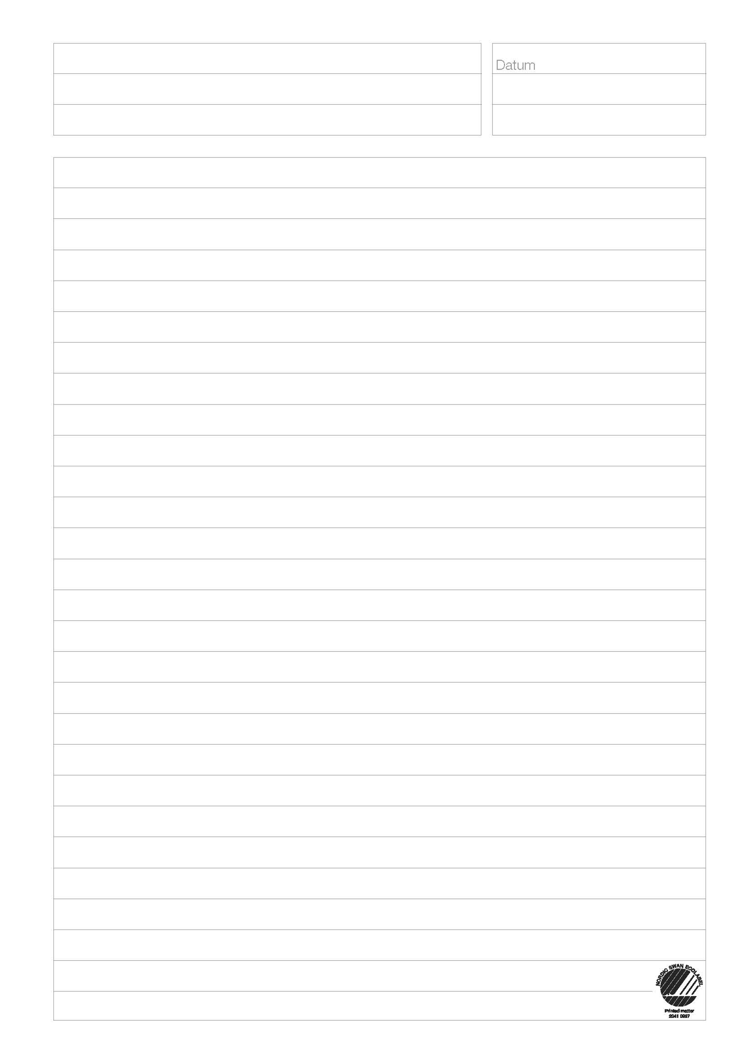 Konferensblock linjerat 10 blad A4 10080009_1