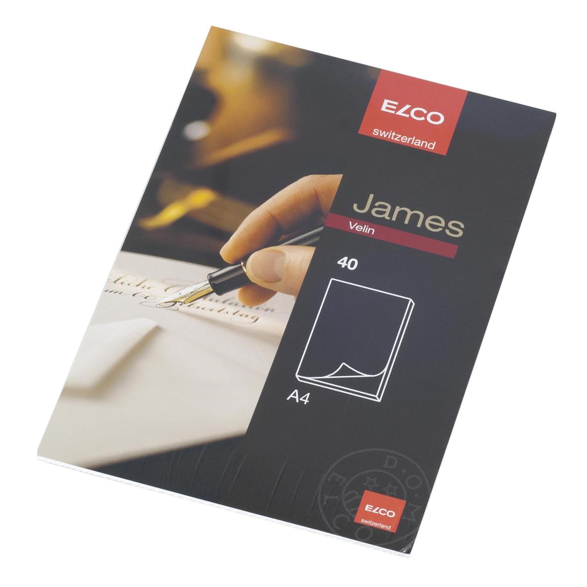 Block James Velin 40blad A4 10088042