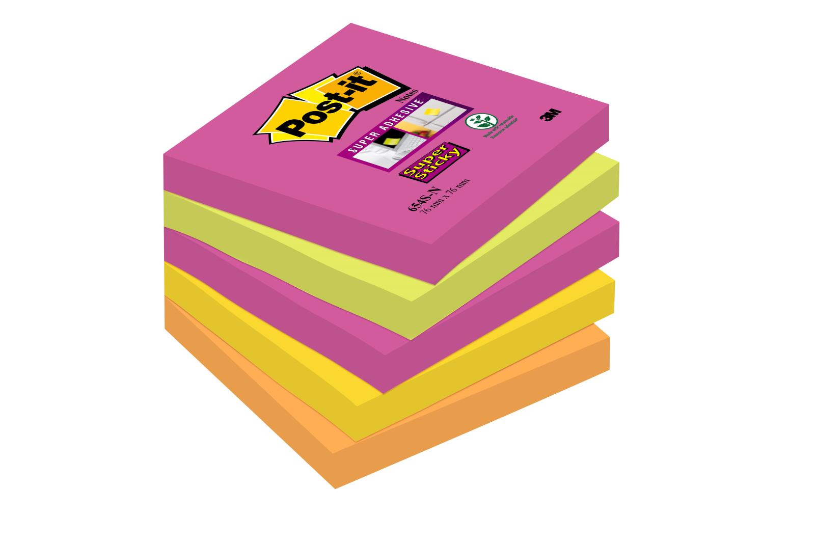 Notisar Post-it Super Sticky Cape Town 76x76mm 10110023_1