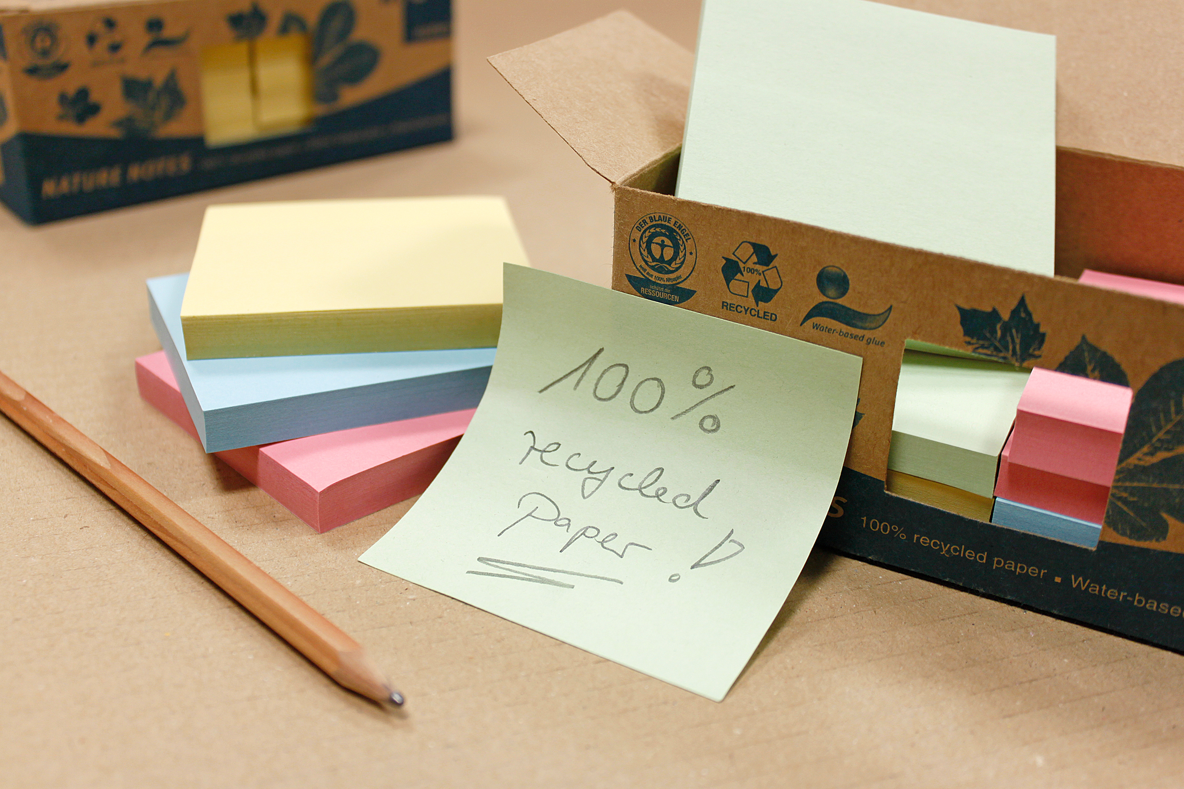 Notisar Info Notes Recycled 100% pastell 75x75mm 10110054_3