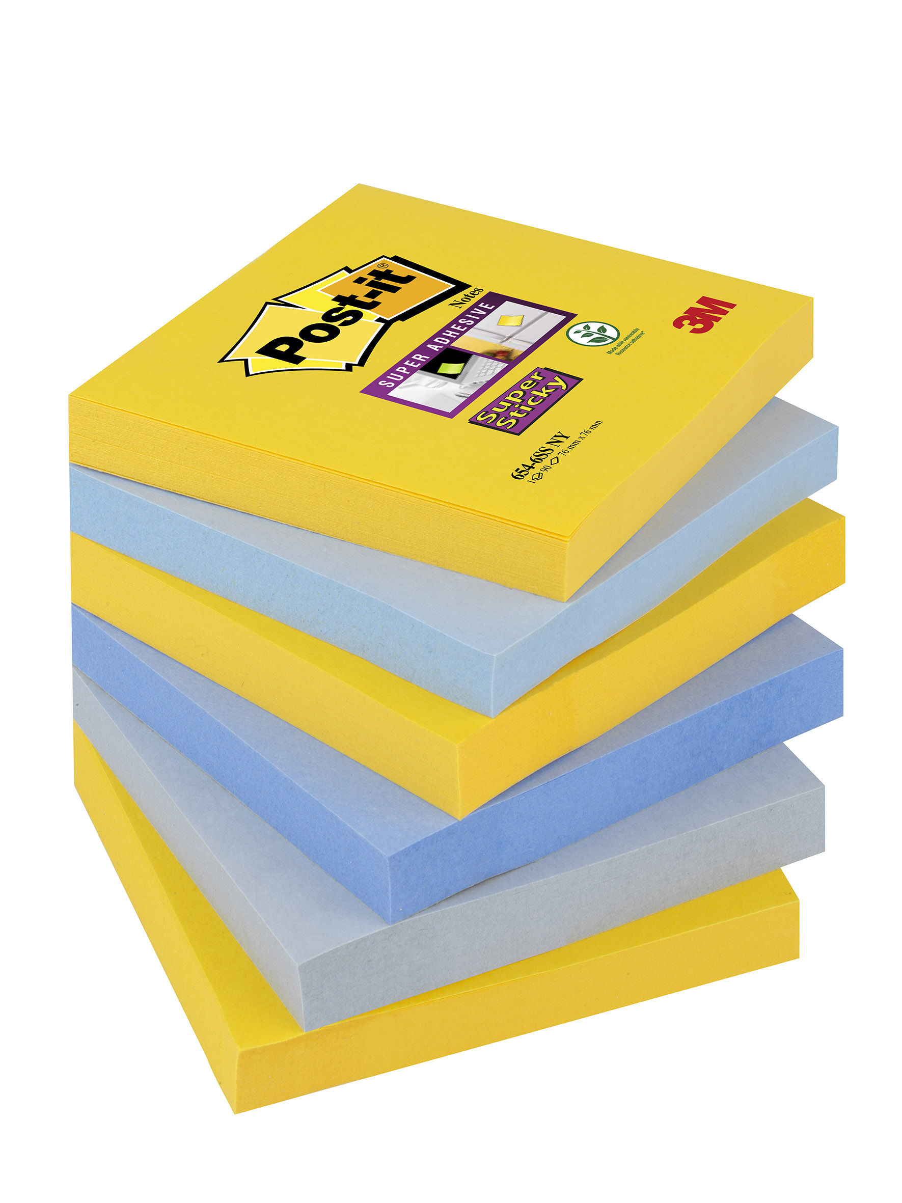 Notisar Post-it Super Sticky New York 76x76 mm 10110296_1