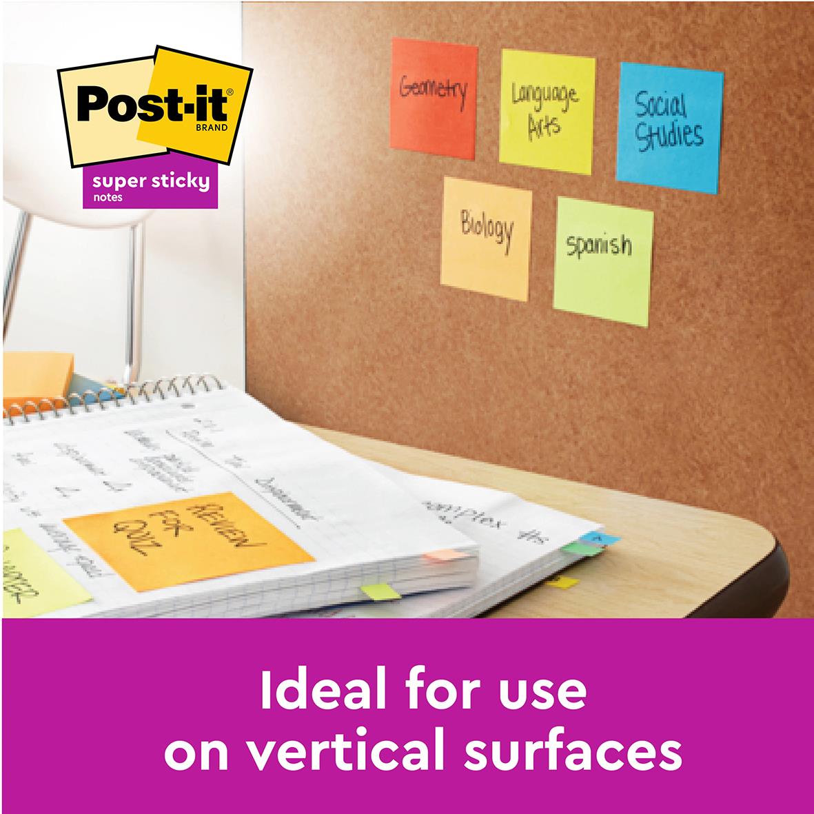 Notisar Post-it Super Sticky Miami 47,6x47,6mm 10110299_4
