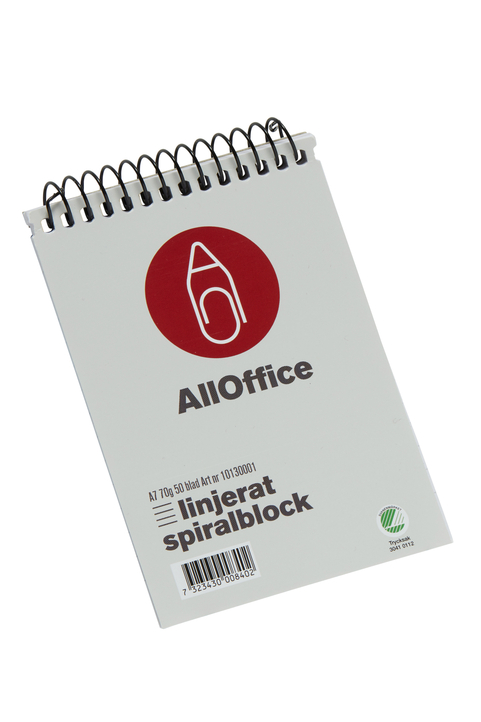 Anteckningsblock AllOffice linjerat A7 70g 10130001