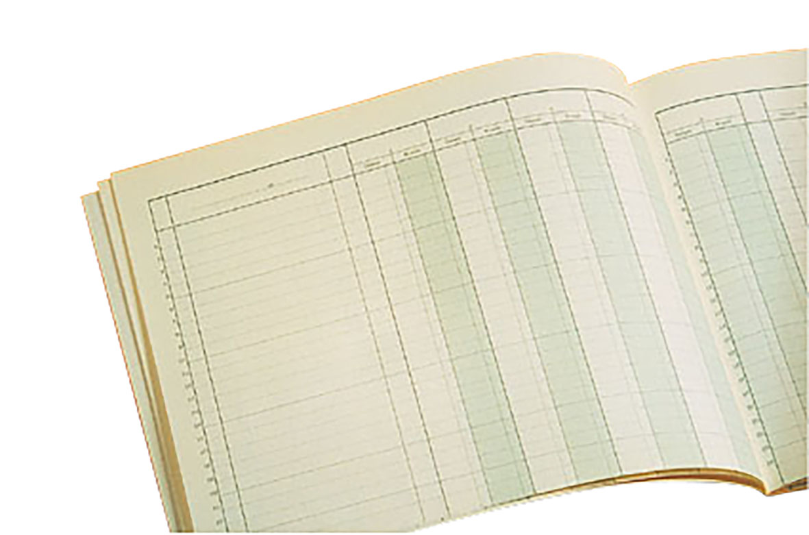 Bokföringsbok 96 sid 13 dubbel/5enkel 420 x 347 mm 10150009