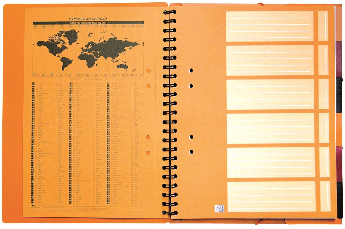 Kollegieblock Oxford Organiser Linjerat 80 Blad A4+ 80g 10180015_3