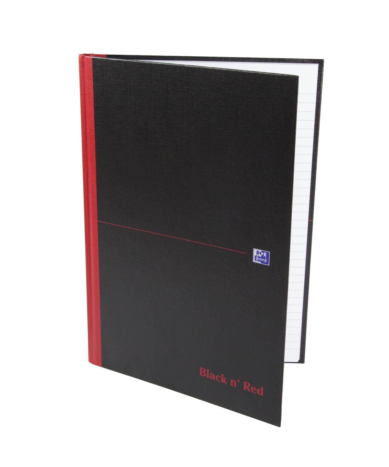 Anteckningsbok Oxford Black n' Red svart A4 10181851_2