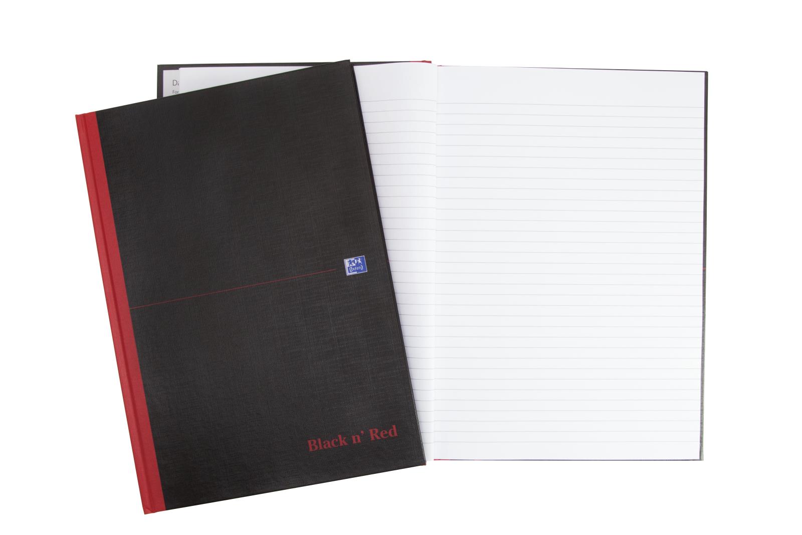 Anteckningsbok Oxford Black n' Red svart A4 10181851_3