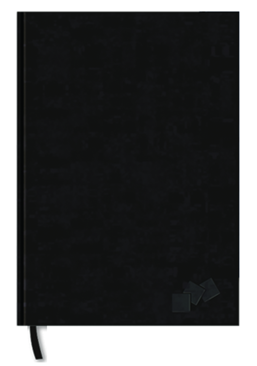 Skrivbok Reporter A5 80g 96 sidor svart 10181940