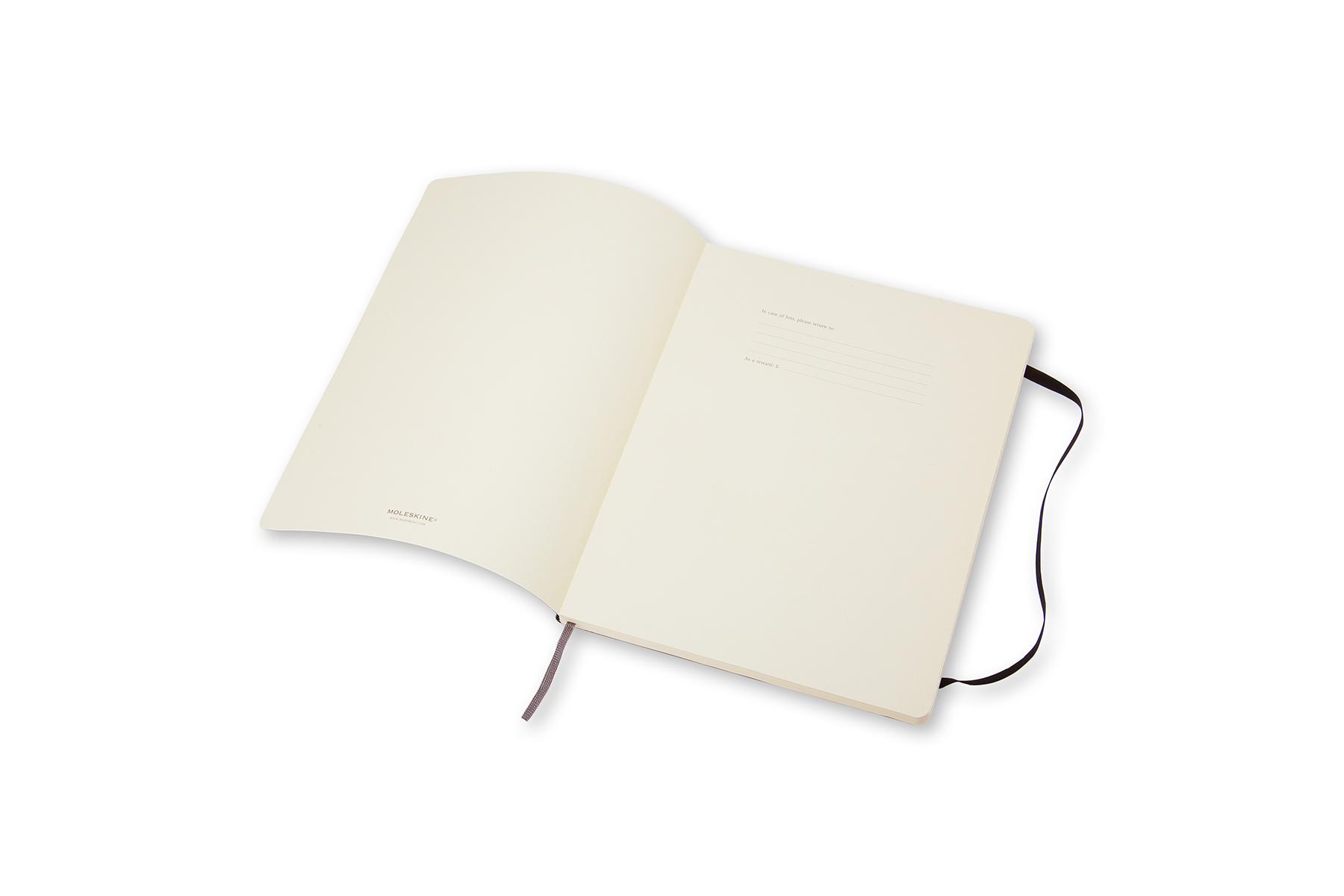Moleskine Classic Mjuk X-Large Linjerad Svart 19x25cm 10181956_4