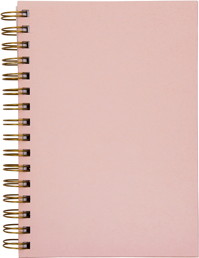 Anteckningsbok spiral linjerad Rosa A5 10181972
